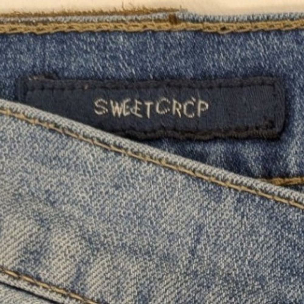 Lucky Brand Jeans Women's 10 Sweet Crop Stretch Denim Mom Boyfriend Straight y2k - Picture 7 of 12